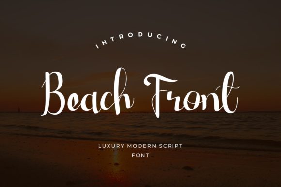 Beach Front: The Handwritten Font That Brings Life to Your Brand