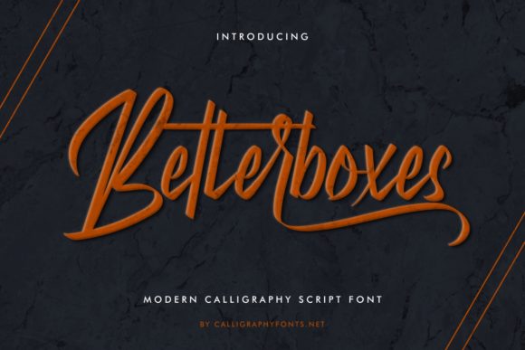 Betterboxes: Elevating Design with Confident Calligraphy