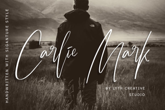 Carlie Mark: A Tall and Thin Handwritten Font for Creative Projects