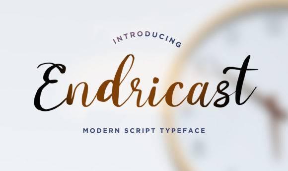 Endricast: Elevating Your Designs with Charming and Elegant Typography