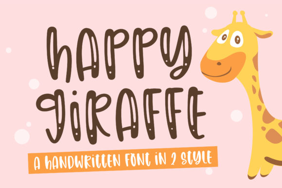 Happy Giraffe: A Playful Font for Creative Expression
