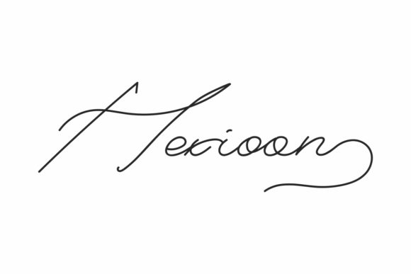 Hexioon: A Stylish Script Font for Modern Design Workflows