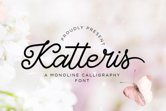 Katteris Script Font for Creative Projects