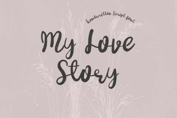 My Love Story: A Handwritten Font for Standout Designs