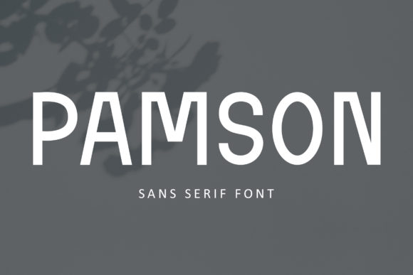 Pamson Font: Bold, Simple Design for Any Project