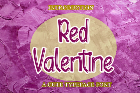 Red Valentine: The Handwritten Font That Turns Design Into a Love Letter