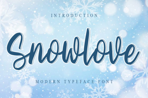 Snowlove: A Handwritten Font That Adds Personality to Design Projects