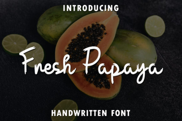 The Art of Typographic Expression: Why Fresh Papaya Defines Modern Romantic Design