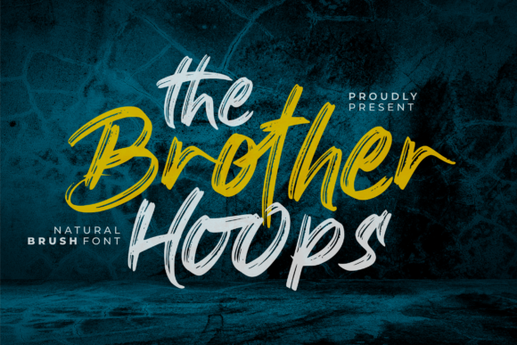 The Brother Hoops: A Brushed Handwritten Font for Modern Design