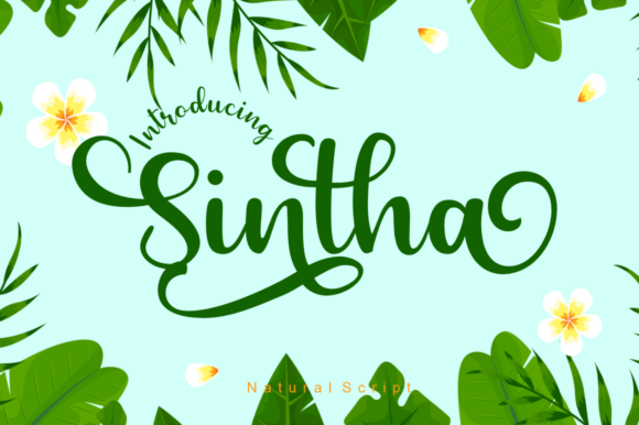 Transform Your Designs with the Beautiful Handwritten Sintha Font