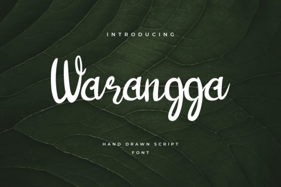 Warangga: The Delicate Handwritten Font That Elevates Your Design Workflow