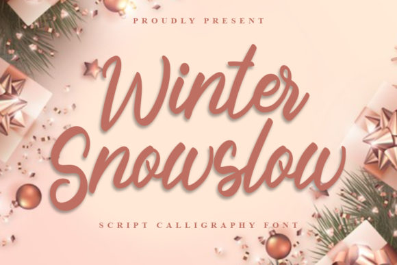 Winter Snowslow: A Handwritten Font That Elevates Personalized Design