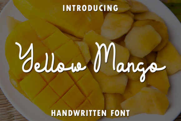 Yellow Mango Font: Elegant and Versatile for Design